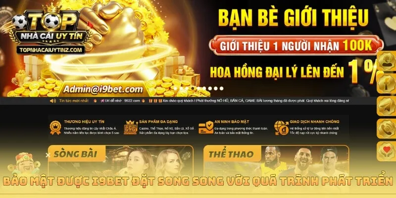Bảo mật được i9bet đặt song song với quá trình phát triển